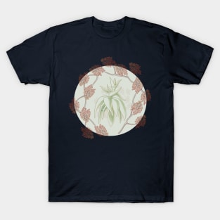 Succulent Sprite - coral aloe T-Shirt